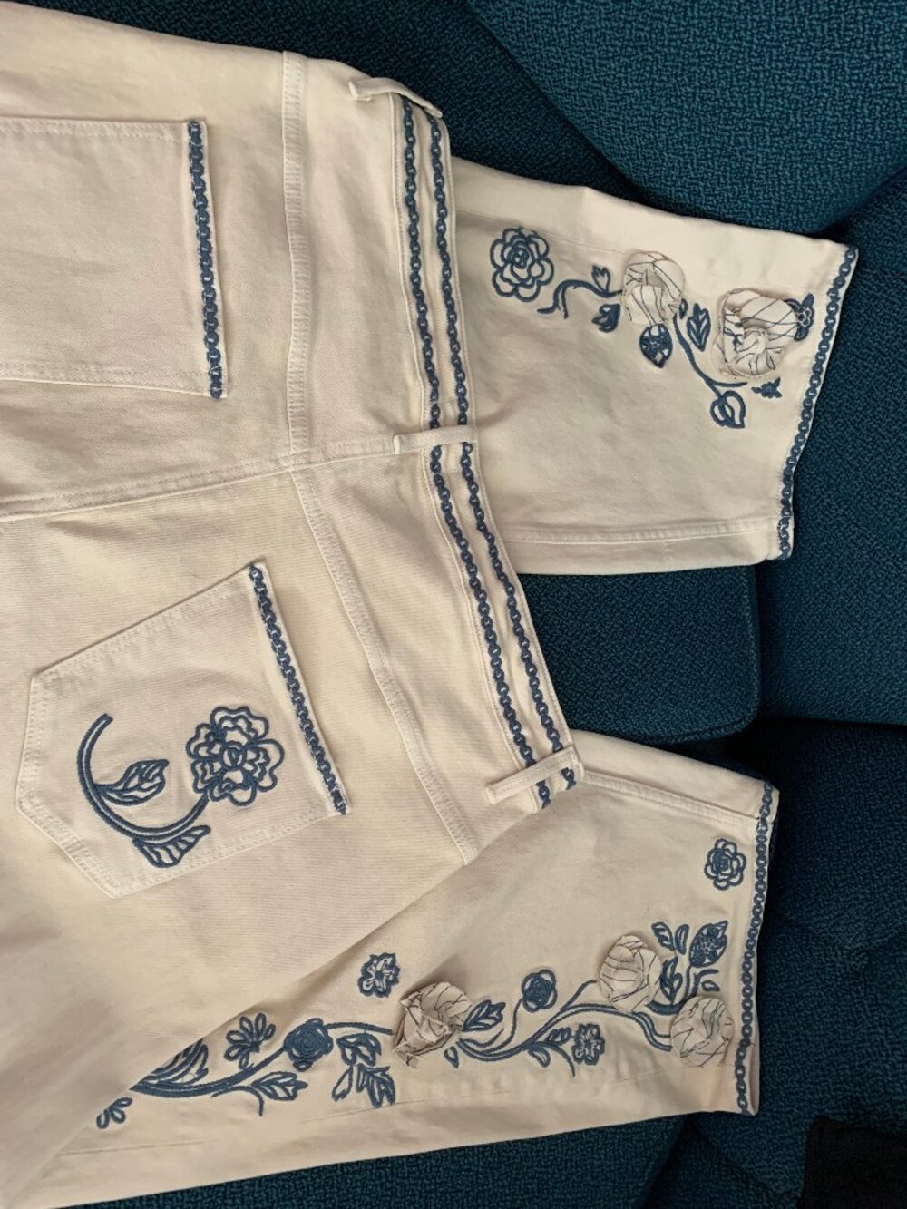 Driftwood Embroidered Jeans by Free People (Barbara) Sizes 29-33
